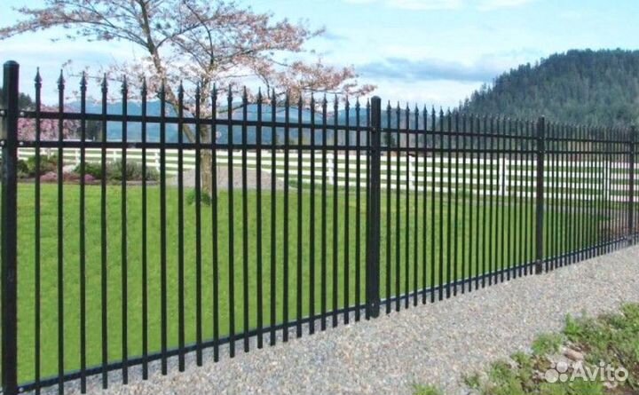 Забор сварной из профтрубы