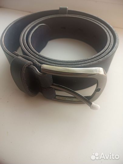 Мужской кожаный ремень ручной работы
