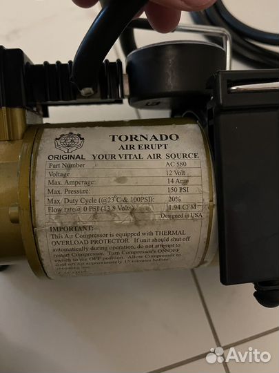 Насос tornado ac580