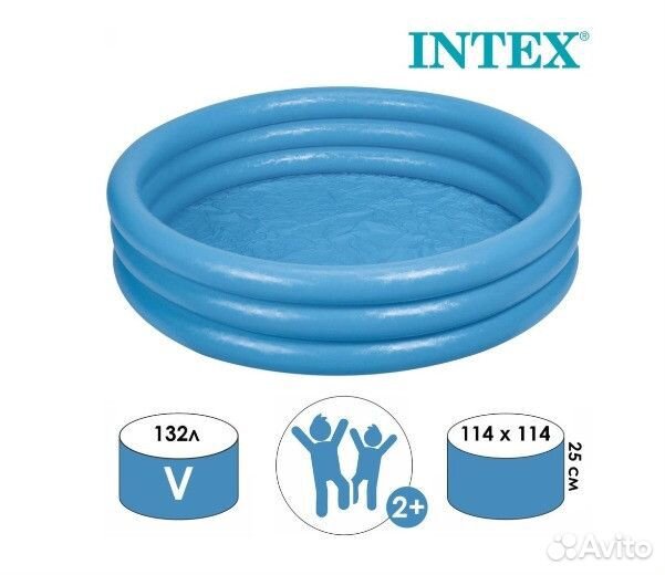 Детский надувной бассейн 