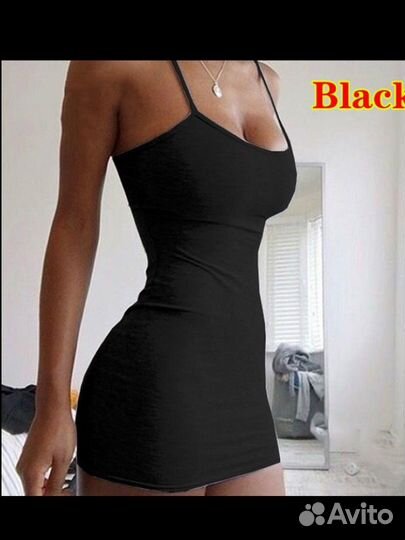 Платье женское 42 44 черное