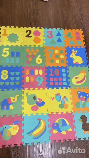 Детский коврик пазл