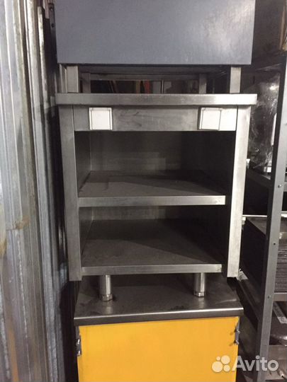 Кассовая тумба из нержавейки