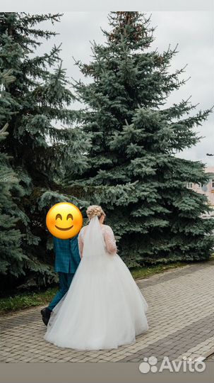Свадебное платье пышное