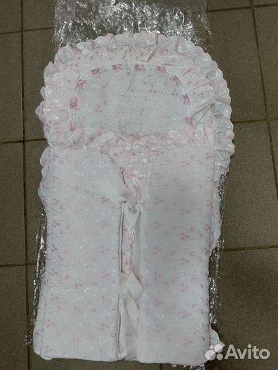 Конверт на выписку для девочки новый