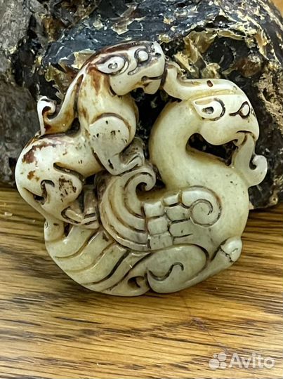 Жетон из нефрита. Старый Китай