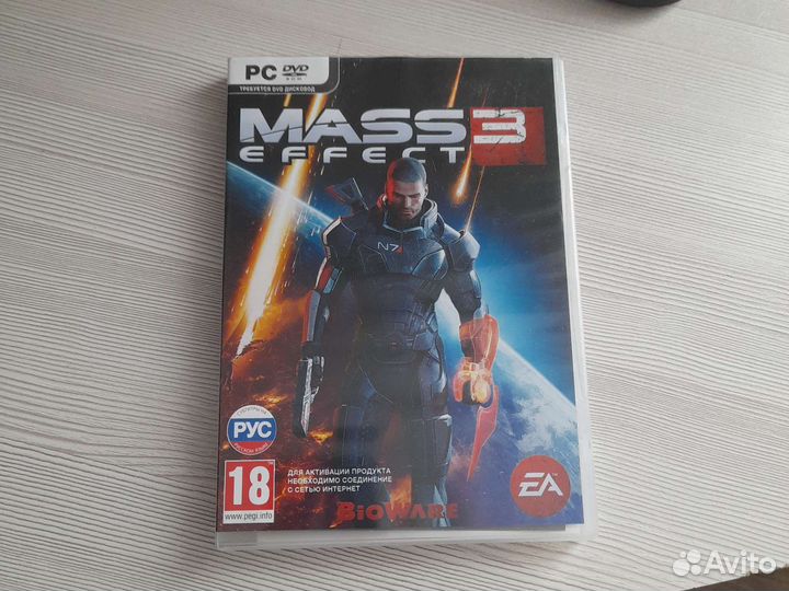 Диск игры mass effect 3 для PC