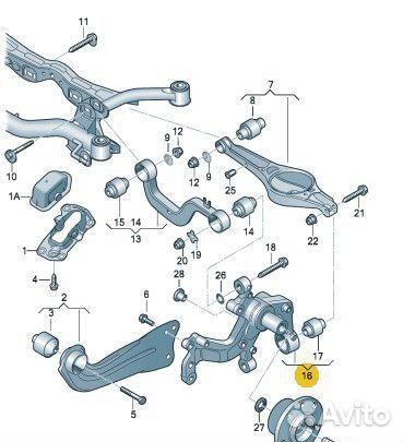 Кулак подвески правый Volkswagen Passat B6 variant