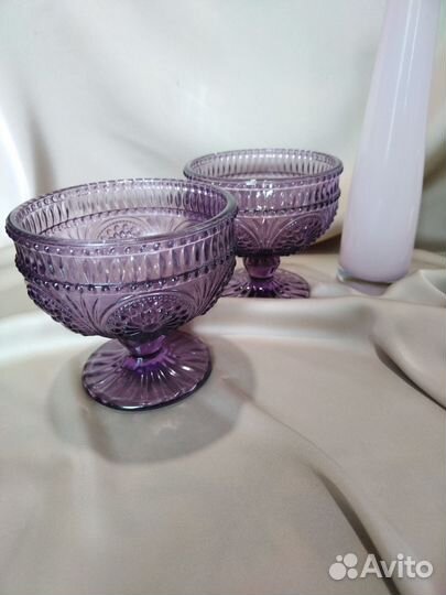 Вазы, подсвечники, креманки