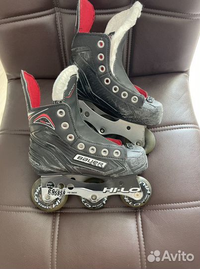 Коньки роликовые bauer vapor RH XR300 YTH