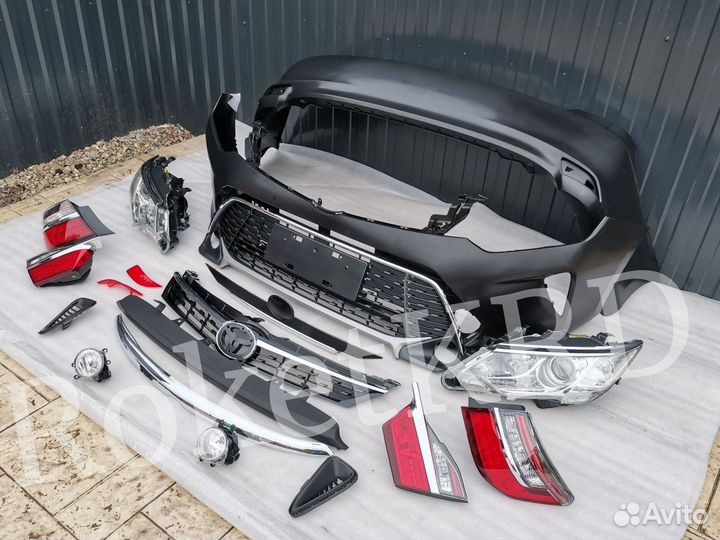 Рестайлинг Toyota Camry из 50 в 55 кузов