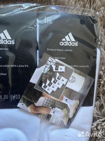 Носки adidas высокие