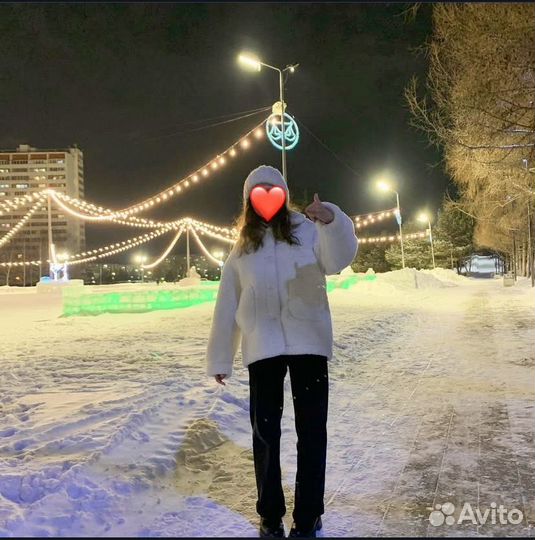 Шуба тедди чебурашка белая