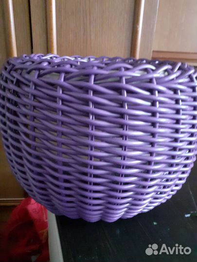 Кашпо из искуственного ротанга, 10 литров