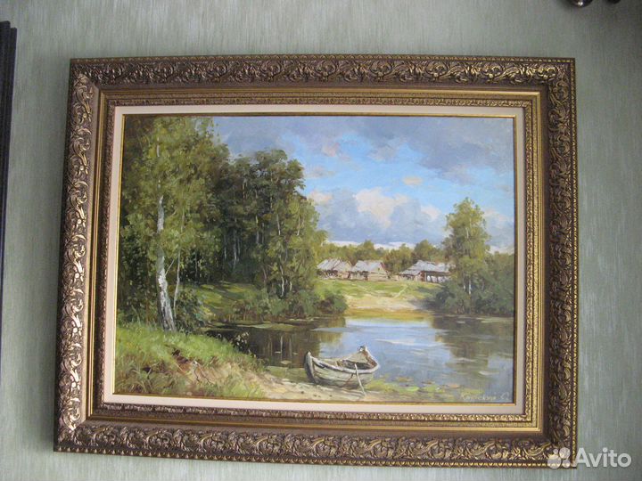 Авторские картины маслом на холсте Багет