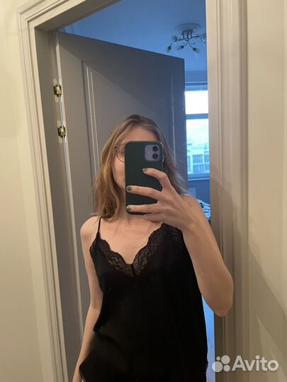 Майка в бельевом стиле