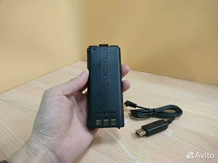 Аккумулятор Baofeng UV-5r с USB кабелем