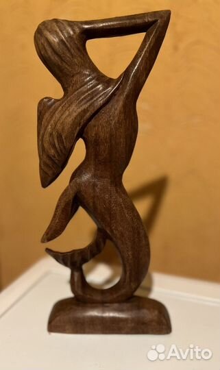 Статуэтка Русалка деревянная