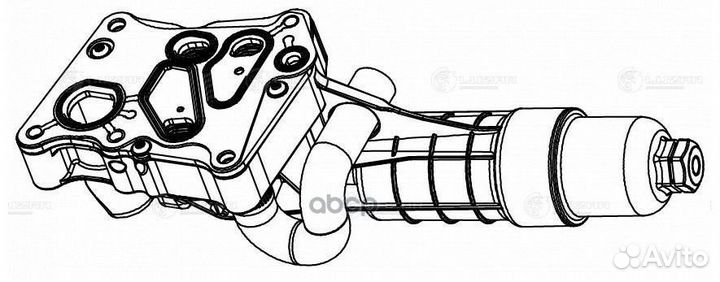 Радиатор масл. в сборе (теплообменник) для а/м