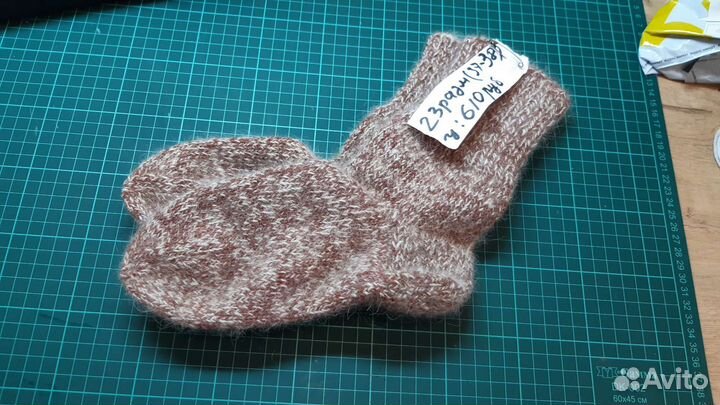 Носки из собачьего пуха, манишка