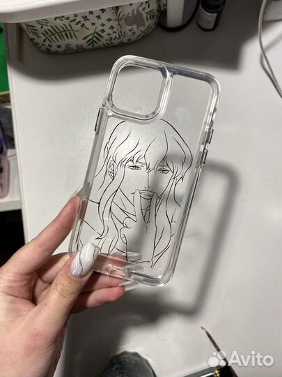 Роспись на чехле Аниме и прочее