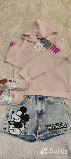 Комплект adidas+puma 140, кроссы 31р