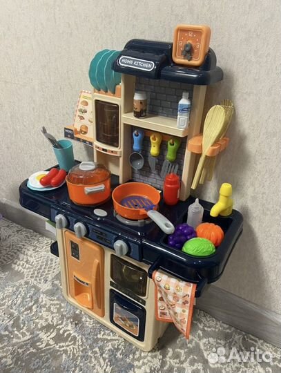 Детская кухня со светом, паром, водой. Новая