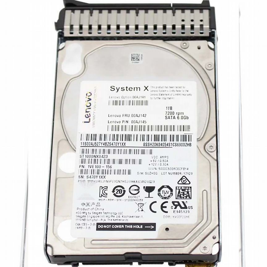 [ST1000NX0313] Жесткий Диск Lenovo 00aj141 1tb 7200 Sata3 2,5" St1000nx0313