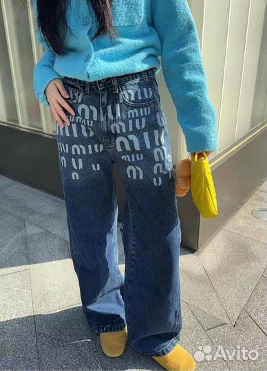Джинсы miu miu