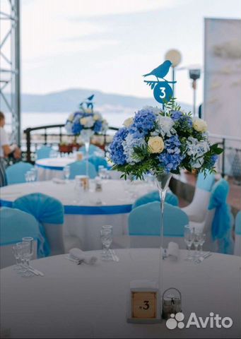 Номерки на столы 12шт