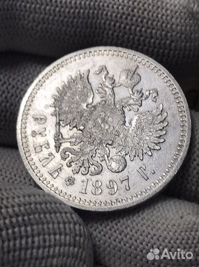 Рубль 1897 аг UNC