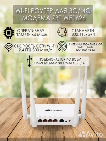 Роутеры WiFi 3G/4G
