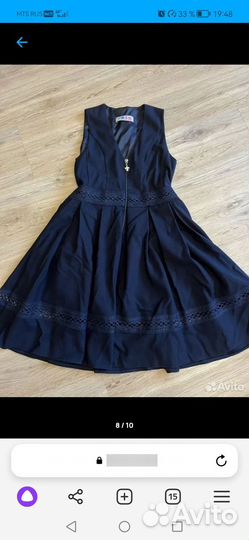 Школьная форма пакетом 128 синяя для девочки