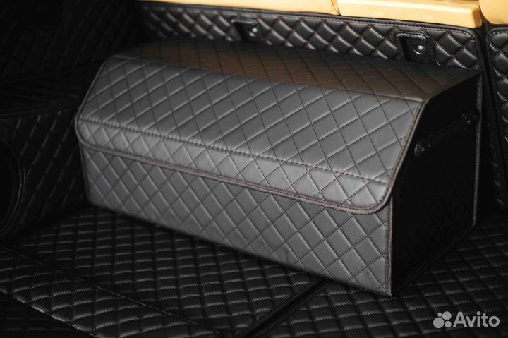 3Д коврики в багажник Kia mohave