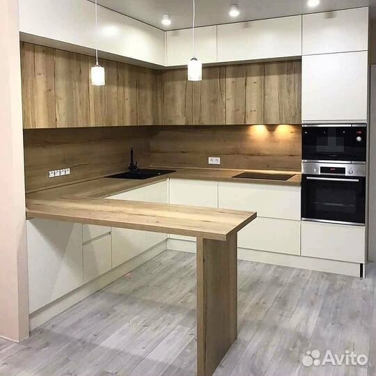 Угловые, прямые кухни на заказ в Омске