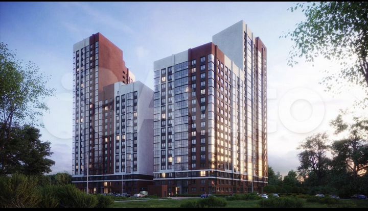 2-к. квартира, 53,3 м², 15/26 эт.