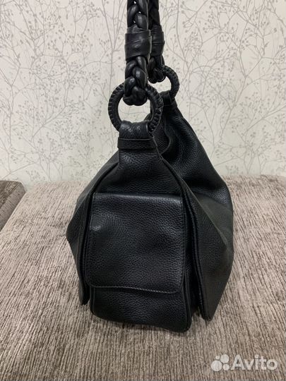 Сумка женская натуральная кожа черная