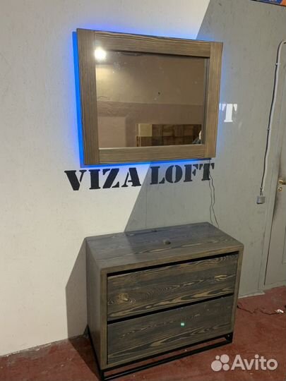 Тумба под раковину лофт