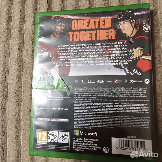 Игра NHL 23 для X box X