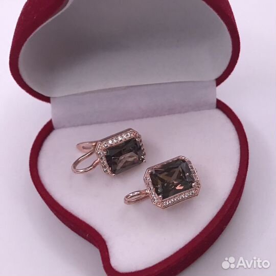 Серьги Sherry дубайское золото