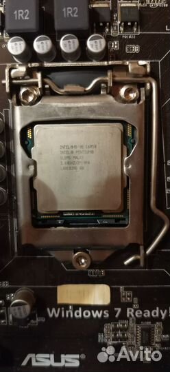 Материнская плата asus p7h55 1156 + pentium g6950