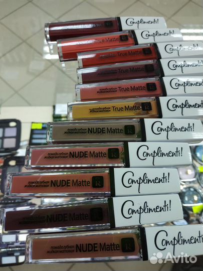 Жидкие матовые помады Complimenti от Relouis