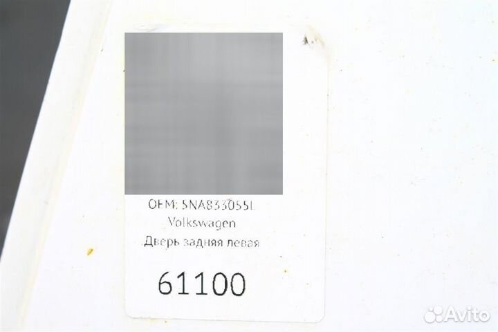 Дверь задняя левая Фольксваген Тигуан