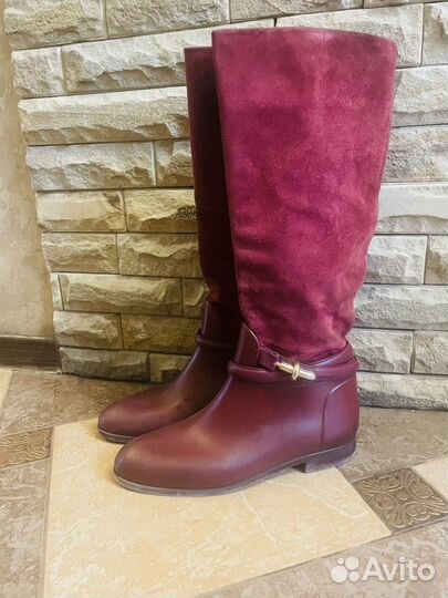 Сапоги Menghi кожа