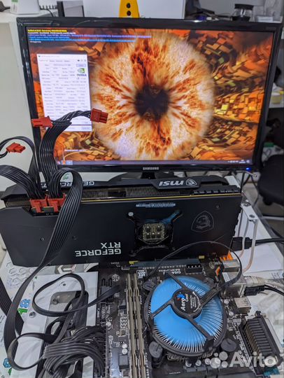 Видеокарта MSI GeForce RTX 3080 ventus 3X 10G
