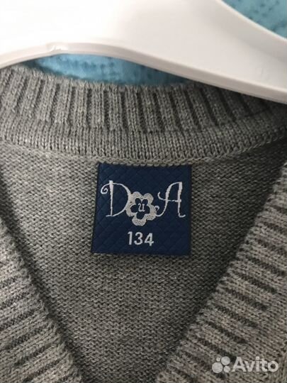 Жилетка для мальчика школьная 134