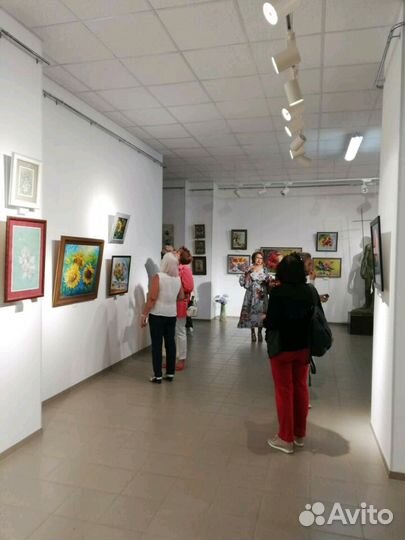 Картина масло, картон