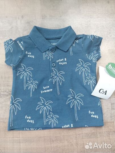 Поло на мальчика 62 68 C&A