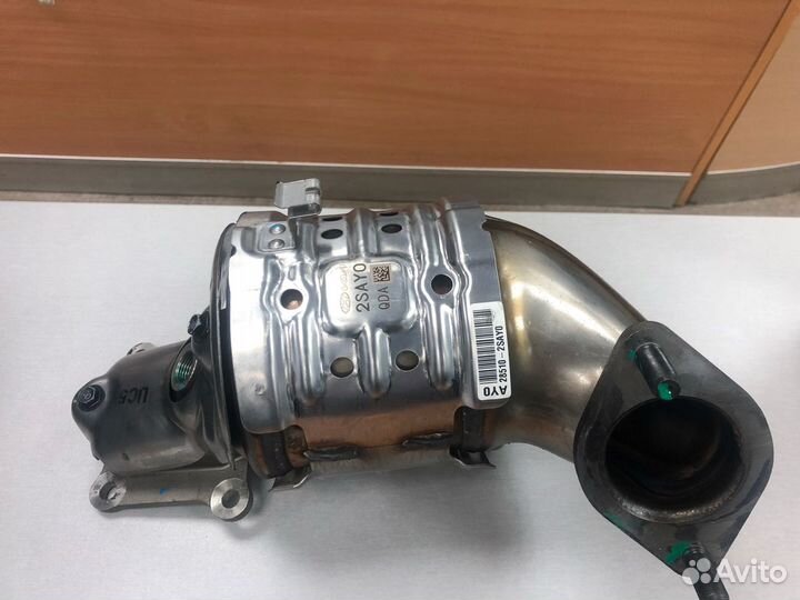 Выпускной коллектор с катализатором