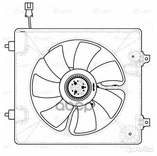 Вентилятор радиатора lfac2319 luzar